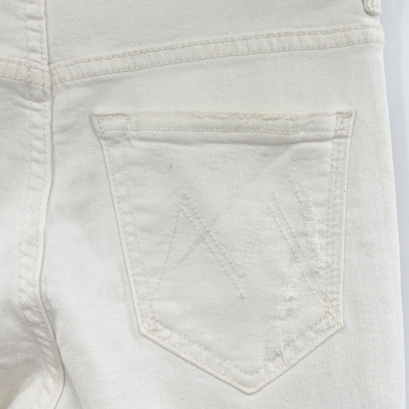 Mother The Looker high waisted ankle Tea and biscuits Cream Jeans size 25 - Picture 9 of 9